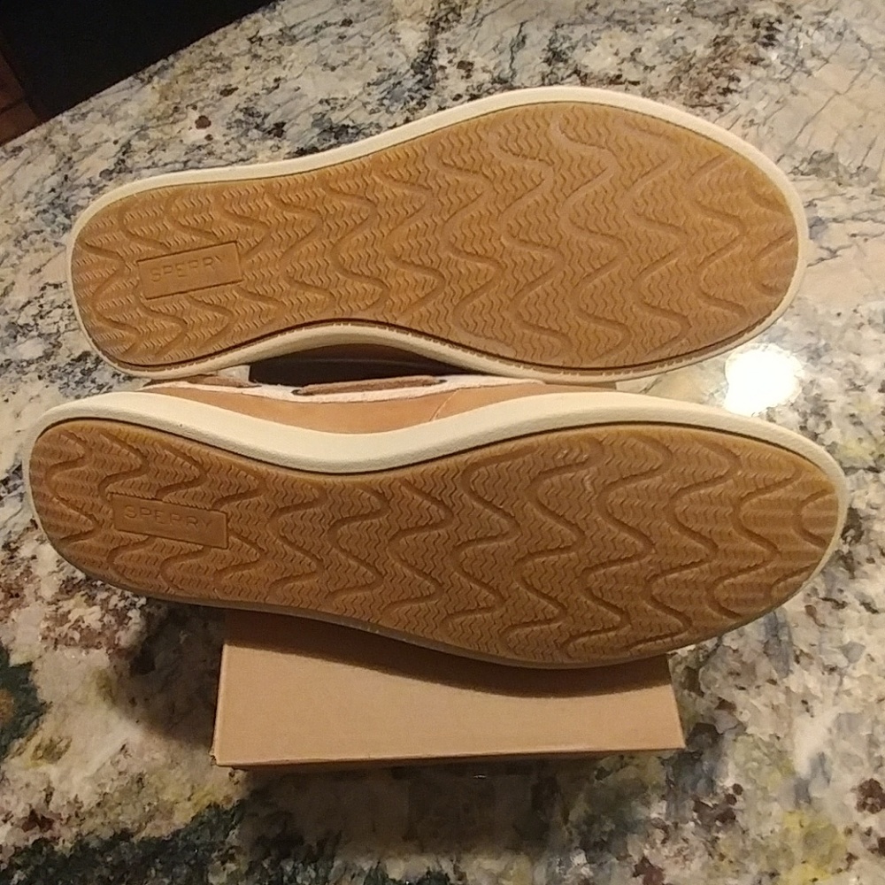 Sperry oasis dock linen oat size 7.5M - Picture 5 of 5
